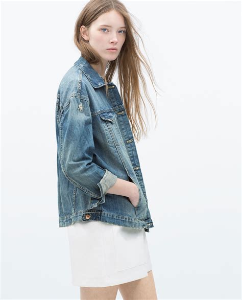 zara oversized denim shirtzara oversized denim jacket